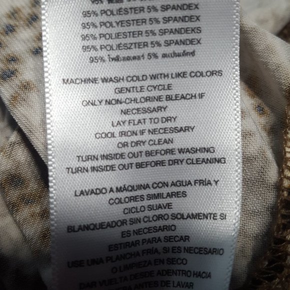 Michael by Michael Kors V Neck Snake Skin Print - Picture 7 of 7